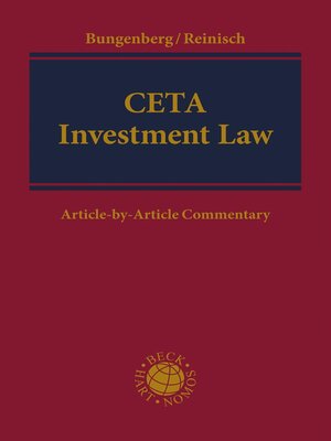 cover image of CETA Investment Law